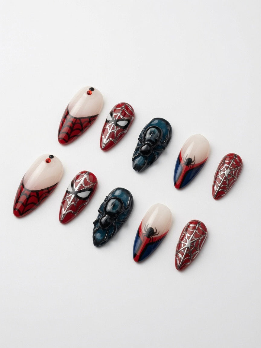 Spider-Verse Press-Ons 🕷️