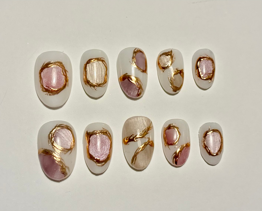 Cateye with Gold ring